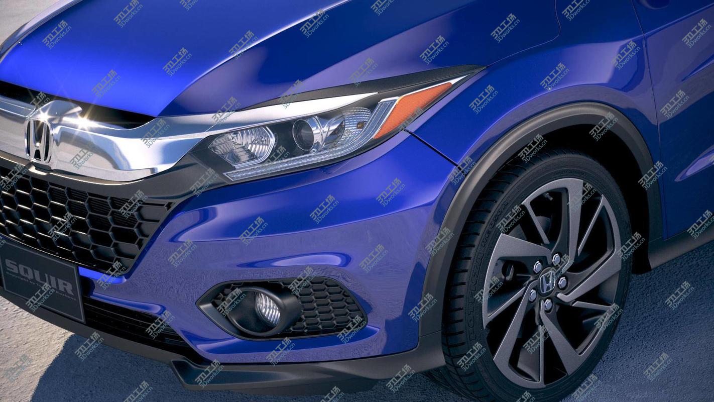 images/goods_img/2021040235/Honda HR-V 2018 US 3D model/4.jpg